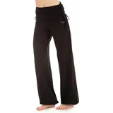 Winshape Damen Trainingshose WH1 Fitness Freizeit Sport Yoga Pilates, Schwarz, L