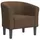 vidaXL Clubsessel gepolstert 59,4 x 53,6 x 72,6 cm Braun