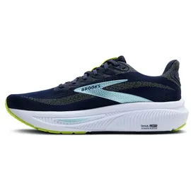 Brooks Ghost 17 Herren Peacoat/Lime/Blue 43