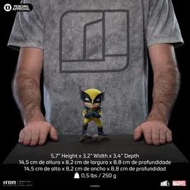 Iron Studios Marvel Deadpool & Wolverine Mini Co. PVC Wolverine 13 cm