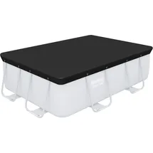 BESTWAY PVC-Abdeckplane 269 x 179 cm, schwarz, eckig