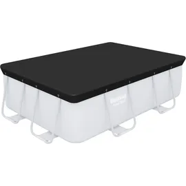 BESTWAY PVC-Abdeckplane 269 x 179 cm, schwarz, eckig