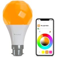 Nanoleaf Essentials Glühbirne, Smarte RGBW B22 LED Lampe - Thread & Bluetooth 16 Mio. Farben LED Lampe, Musik und Bildschirm Sync, Funktioniert mit Google Home Apple, für Deko und Gaming
