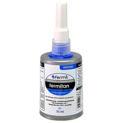 FERMITAN Heizung Dichtmittel - für Warmwasser-Heizung, Öl, Heizöl, Druckluft, Gase - Flasche 75 ml ** 100ml/17,85 EUR