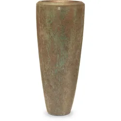 Atlantis handgefertigtes Pflanzgefäß, bronze Ø 52 cm, Höhe 120 cm