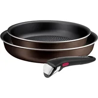 TEFAL Pfannenset Ingenio Light Cook, 3-teilig, abnehmbarer Griff, 22/26 cm NEU