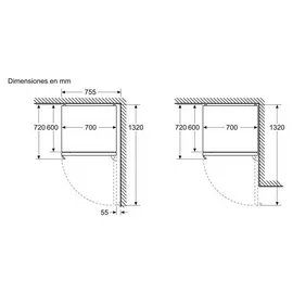 Bosch Serie 4 KGN49OCAF Kühl-Gefrierkombination (440 l, 2030 mm hoch, Anthrazit)