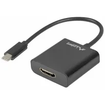 LANBERG Adapter USB-C zu HDMI 0,15 m Schwarz