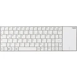 Rapoo E2710 Weiß Kabellose Touch-Tastatur