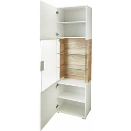 OTTO home Standvitrine Toledo 60,5 x 37 x 204 cm Weiß