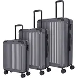 Travelite Cruise Koffer-Set 3-tlg. grau/anthrazit