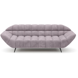 Sofa Gappa Stoff Rosa 3-Sitzer