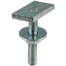 tecuro Hammerkopfschraube M8 x 50 mm für Montageschiene Typ 38/40, Stahl verzinkt
