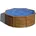 rund 300 x 120 Holzdekor Handlaufschienen