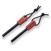 Joker Feuerstahl PD10, Micarta-Material orangefarbene Leinwand mit schwarzer Leine, Werkzeug zum Angeln, Jagen, Camping und Wandern