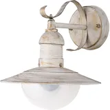 Rabalux Außenwandleuchte Metall 28 x 24 x 28 cm 1xE27/60W weiß