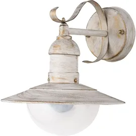 Rabalux Außenwandleuchte Metall 28 x 24 x 28 cm 1xE27/60W weiß
