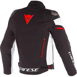 Dainese Racing 3 D Dry Textiljacke Schwarz/Weiß/Rot 56