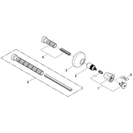 Grohe Costa Unterputzventil rot 19808001