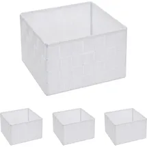 MCW Aufbewahrungskorb MCW-C37 4er-Set 12 x 19 x 19 cm weiß
