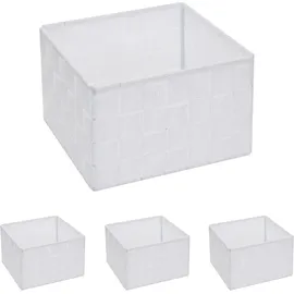 MCW Aufbewahrungskorb MCW-C37 4er-Set 12 x 19 x 19 cm weiß