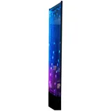 JVmoebel Wandpaneel Trennwand Wasser Wände LED Wasserwand Beleuchtete Wand Säulen 60x240cm, Made in Europa weiß