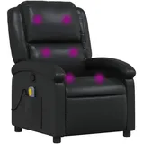 vidaXL Massagesessel 47 x 99,5 x 47 cm Schwarz mit Fernbedienung