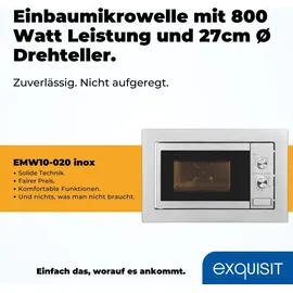 Exquisit EMW10-020 Silber