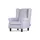 Konsimo Ohrensessel Miles Webstoff 82 x 105 x 97 cm Grau