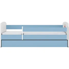 raumhirsch furniture Kinderbett Raumhirsch 80 x 160 cm Holzwerkstoff blau