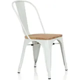 HJH Office Vantaggio Comfort W echtholz dunkel/metallic weiß