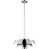 Elstead Lighting Brisbin 1-flg. 60 cm rund poliertes Nickel