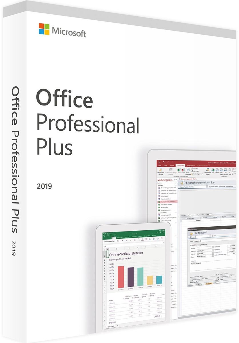 Microsoft Office 2019 Professional Plus | Windows | Sofortdownload + Key