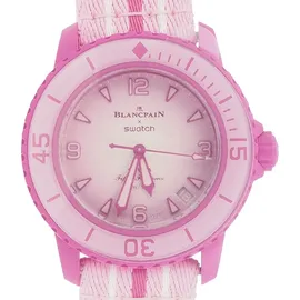 Swatch Blancpain x Swatch Fifty Fathoms Pink Ocean - Original mit Zertifikat