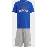 Adidas Essentials Logo T-Shirt und Shorts Set Semi Lucid Blue / Multicolor 104