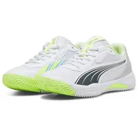 Puma Tennisschuhe Nova Court Allcourt weiss/grau/lime Herren