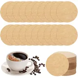 300 Stück Filterpapier, Kaffeefilter Rund Espressofilter Filterpapier Rund Kaffeefilter Papier Kaffee Espresso Papierfilter Siebträger Filter Kaffee Filter Klein mit Vielzahl Kaffeekocher(2,5 Zoll)