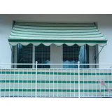 Angerer Klemmmarkise Exklusiv 400 cm hellgrün/dunkelgrün