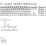Glorious PC Gaming Race Glorious Gaming - GPBT Backlit-Tastenkappen (Weiß), lichtdurchlässige Legenden, für mechanische Tastaturen der Größen 100%, 75%, 65% - Amerikanische QWERTY-Belegung