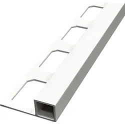 Quadratprofil PVC brillantweiß | 9,0 mm