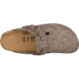 Birkenstock Boston Wool Narrow Hausschuhe (Größe 37, braun)