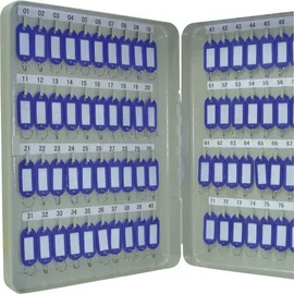 Q-Connect Schlüsselkasten Pearl 80 Haken Zylinderschloss 1 (KF04274)