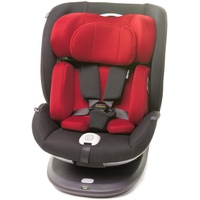 4BABY VEL-FIX RWF kindersitz I-size (40-150 cm) Autositze Kinderautositze ISO-FIX (0-36 kg) 360 Grad drehbar (Rot)