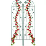 Relaxdays Rankgitter 200 x 50 cm Grün