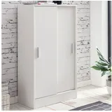 FineBuy Sideboard 60 x 107,5 x 28,5 cm Weiß