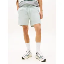 Tommy Hilfiger Tommy Jeans Shorts TJM LINEN BLEND STRIPE Regular fit mit elastischem Bund grün XXL