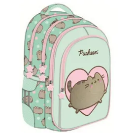 Goldkids - Rucksack Schulrucksack Teenager Kinderrucksack für Jungen und Mädchen Ranzen Tornister Schulltasche Pusheen Motiv