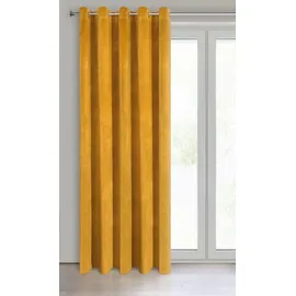 Eurofirany 339480, Durchscheinend, Gelb, Einfarbig Polyester, Öse, 290 g/m2 - Gelb