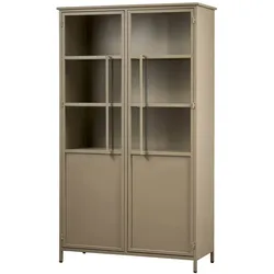 DAHEIM Vitrine Bepurehome 800012 Metall Braun Khaki