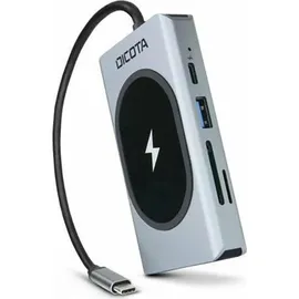 Dicota USB-C 10-in-1 Charging Hub 4K PD 100W silver